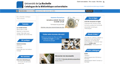 Desktop Screenshot of bib.univ-lr.fr